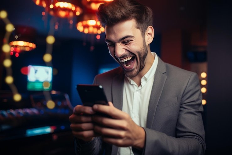 Pengguna dewasa melihat olahraga online